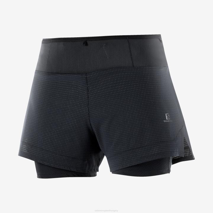 T884165 Salomon fekete sense aero 2in1 rövid női fekete