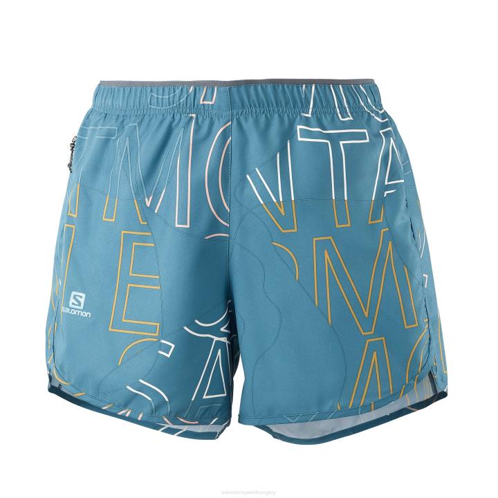 T8843647 Salomon fekete/tőkés réce kék-ao-ébenfa agile short w fekete/tőkés kacsa kék-ao-ébenfa