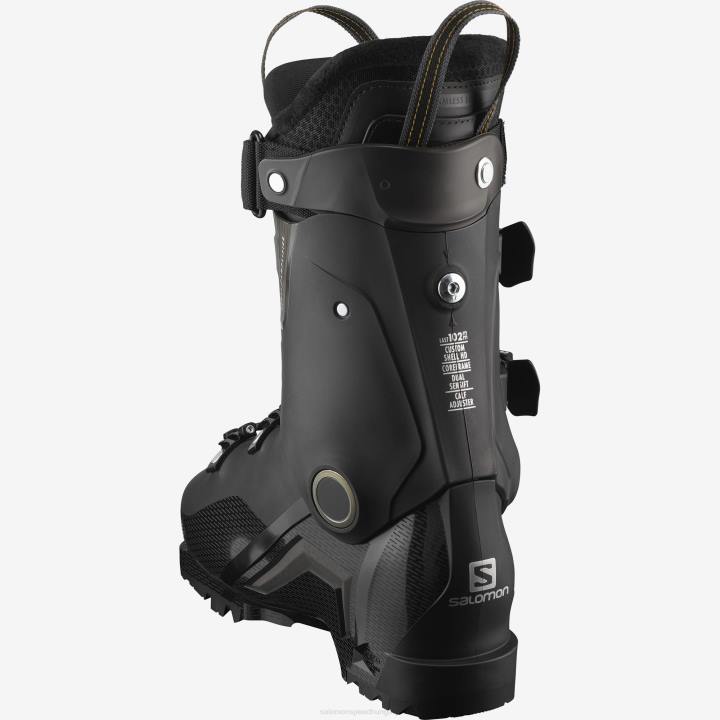 T8841890 Salomon fekete-belluga-arany csillogású női on-piste csizma s/pro hv 90 black-belluga-golden glaw