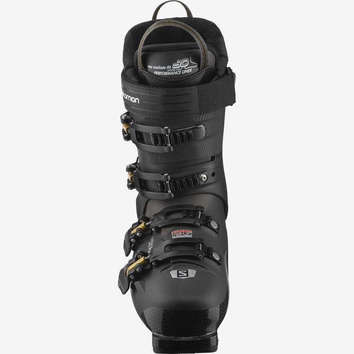 T8841890 Salomon fekete-belluga-arany csillogású női on-piste csizma s/pro hv 90 black-belluga-golden glaw