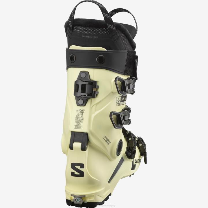 T8841902 Salomon gyengéd sárga-fekete-fehér női freeride csizma shift pro 110 finom sárga-fekete-fehér színben