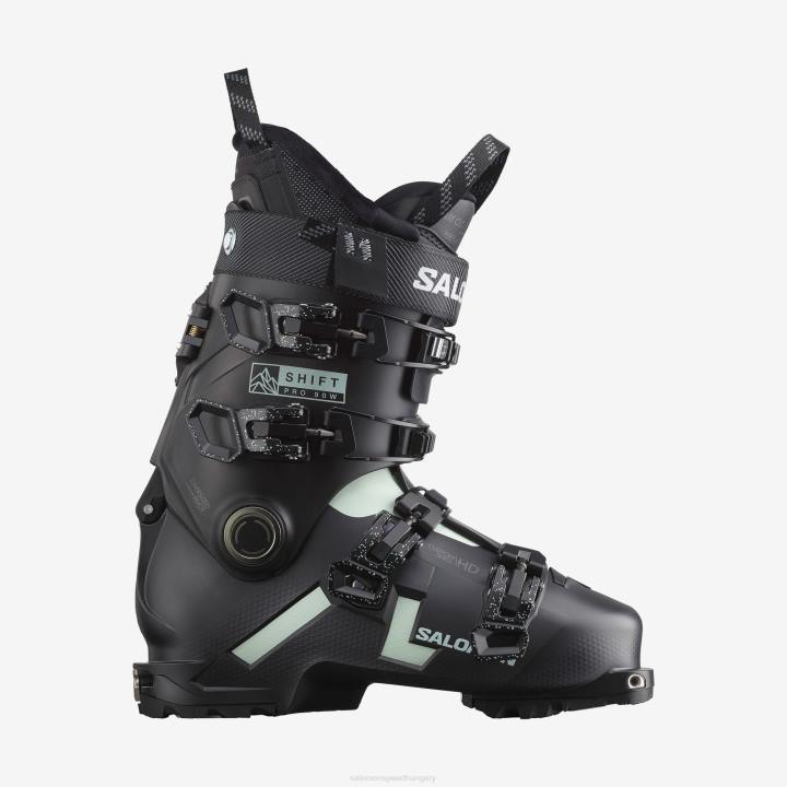 T8841904 Salomon fekete-fehér moha-belluga női freeride csizma shift pro 90 fekete-fehér moha-bellugánál