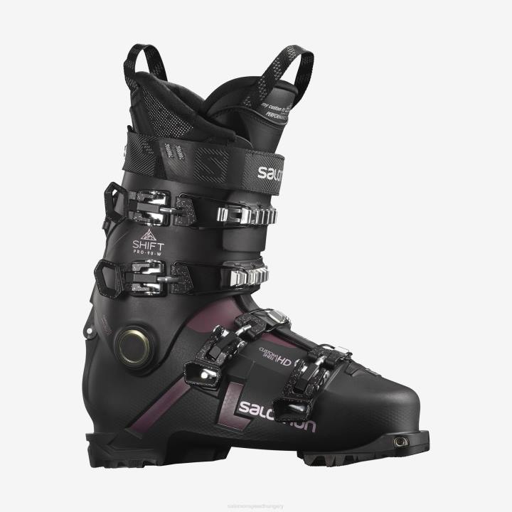 T8841905 Salomon fekete-bordó női freeride csizma shift pro 90 at black-burgendy