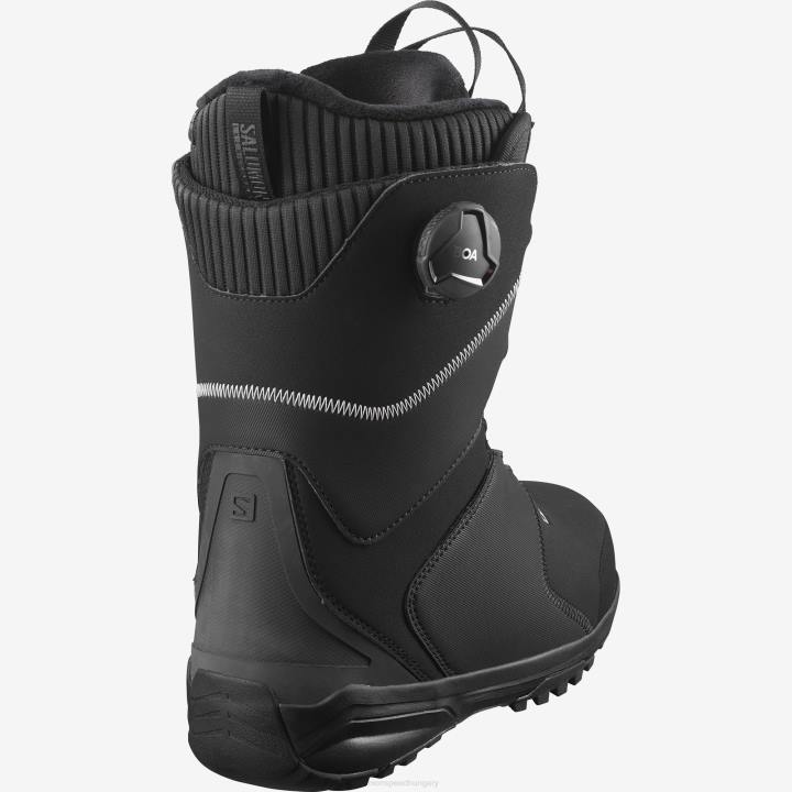 T8841954 Salomon fekete ezüst női snowboard csizma kiana dual boa fekete-ezüst