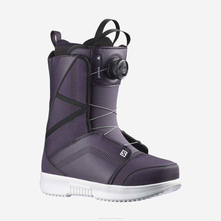 T8841960 Salomon nadálytő-fehér női snowboard csizma skarlát boa nadálytő-fehér