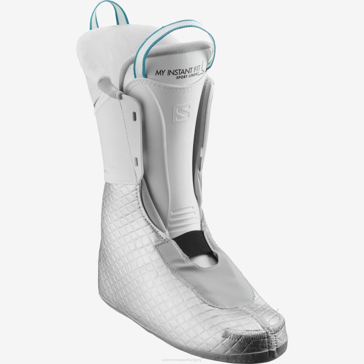 T8842237 Salomon fekete-búvár kék-fehér női on-piste csizma s/pro hv 80 w ic fekete-búvár kék-fehér