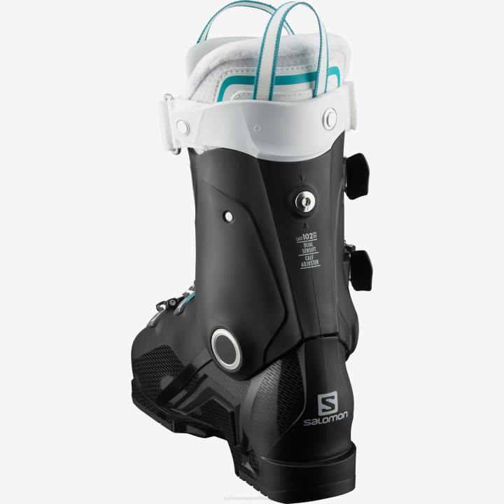 T8842237 Salomon fekete-búvár kék-fehér női on-piste csizma s/pro hv 80 w ic fekete-búvár kék-fehér