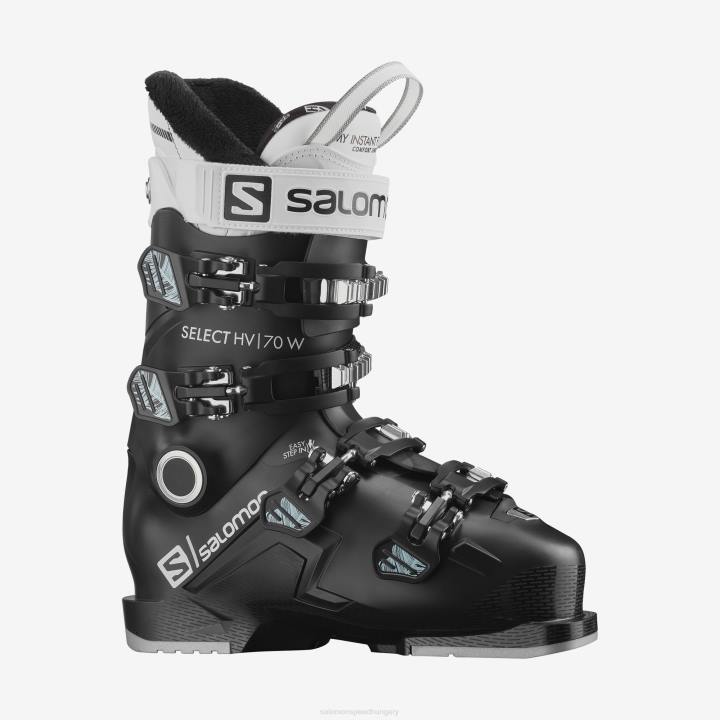 T8842239 Salomon fekete-sterling kék-belluga női on-piste csizma select hv 70 black-sterling blue-belluga