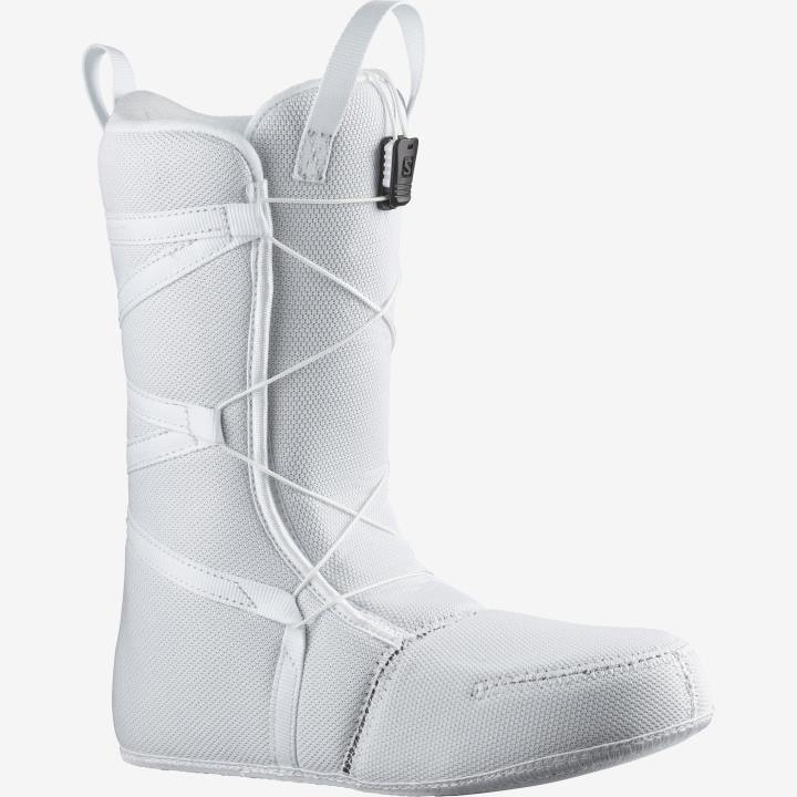 T8842775 Salomon fehér / holdkőzet / esti köd gyöngyboa snowboard csizma nők fehér holdkő esti köd