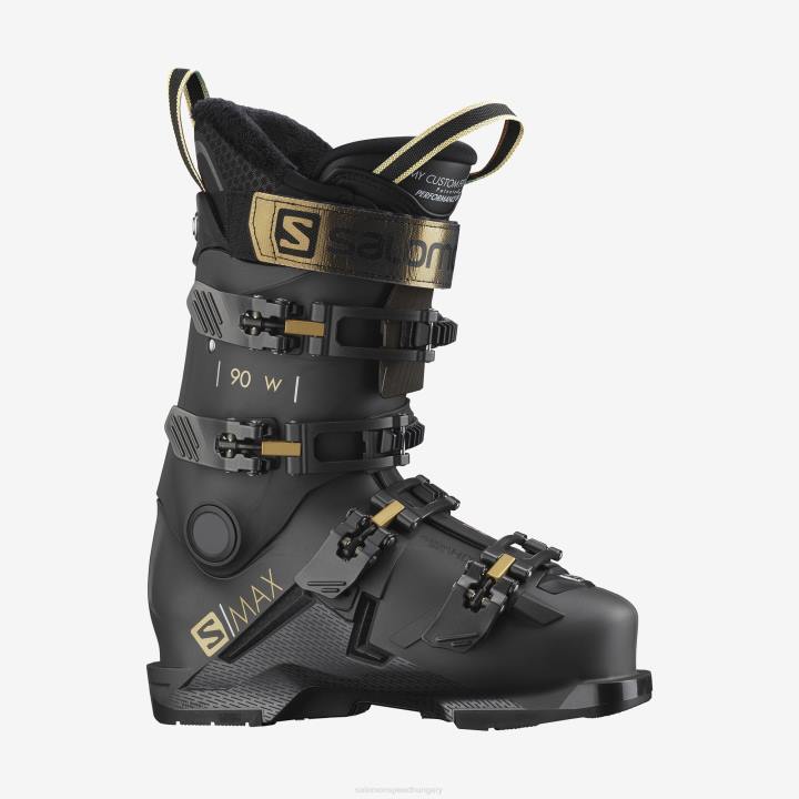T884334 Salomon beluga metál/réz metál/fekete s/max 90 gw sícipő női beluga metál