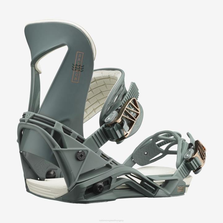 T8841961 Salomon zöld-krémes női snowboard kötések hologram zöld-krém