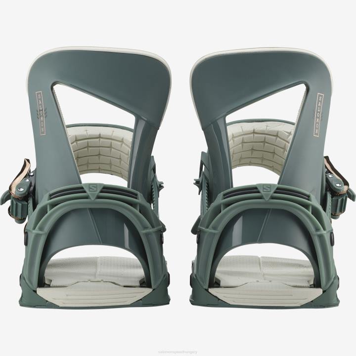 T8841961 Salomon zöld-krémes női snowboard kötések hologram zöld-krém