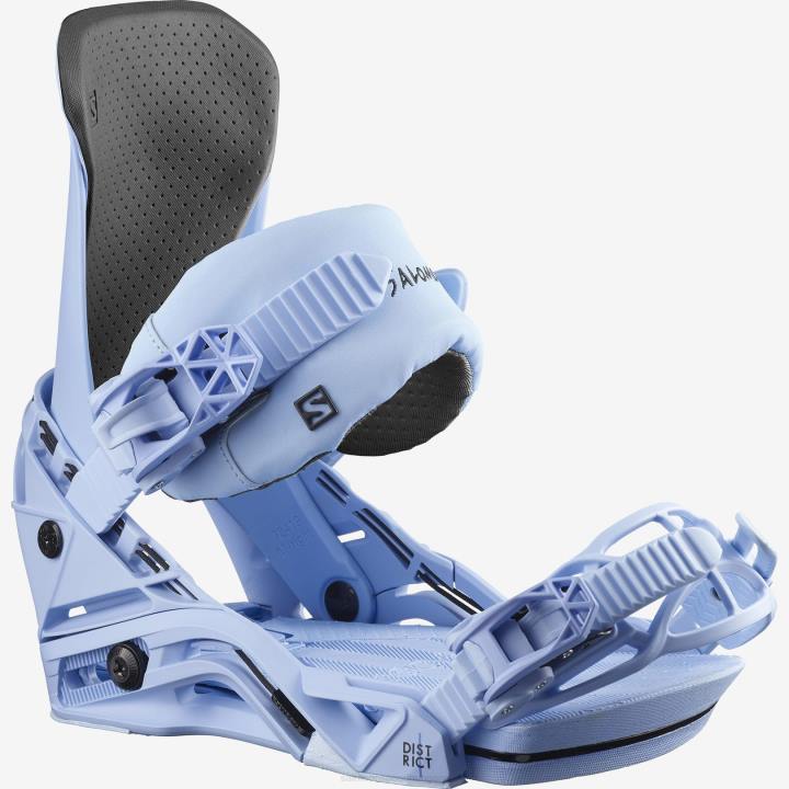 T884383 Salomon lila kerületi snowboard kötésben női lila