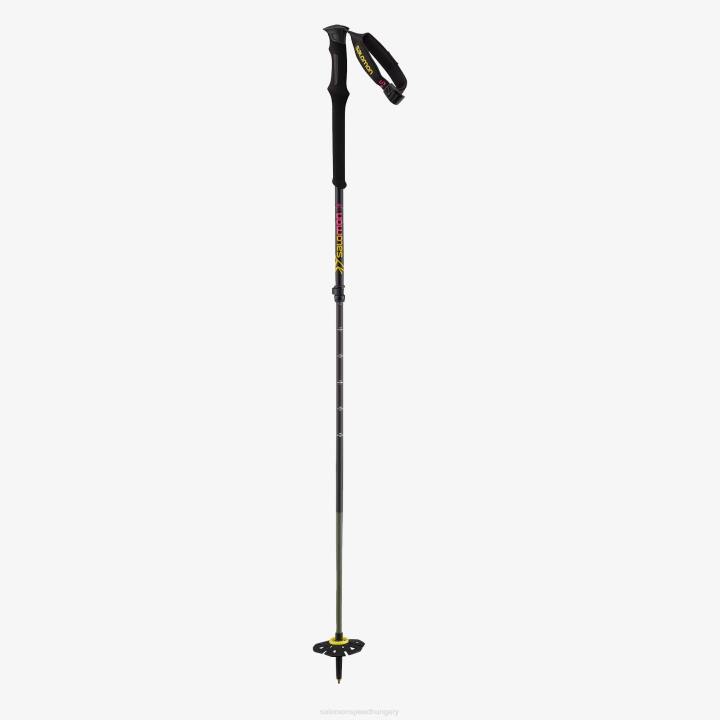 T884364 Salomon fekete sárga mtn carbon s3 síbotok fekete