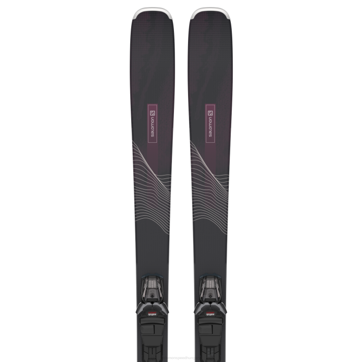 T8841886 Salomon fekete-bordeau női all-mountain sí csomagállás 84 (és m11) black-bordeau