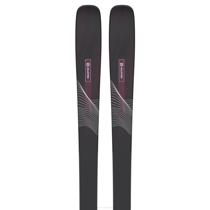T8841887 Salomon fekete-bordeau női all-mountain síléc tartás 84 black-bordeau