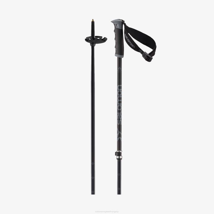 T8842720 Salomon fekete/szürke mtn alu s3 síbotok - d2x fekete szürke