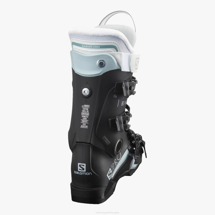 T8842723 Salomon fekete/sterling kék/fehér s pro 80 cs gw sícipő női - d2x fekete sterling kék fehér