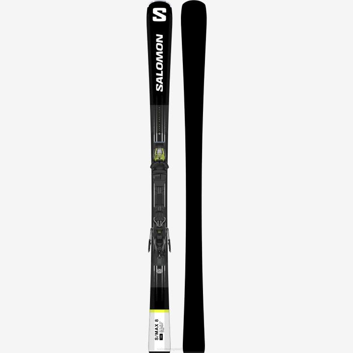 T8842770 Salomon fekete/fehér/savzöld s max 8 + m11 gw l80 sí fekete fehér sav zöld