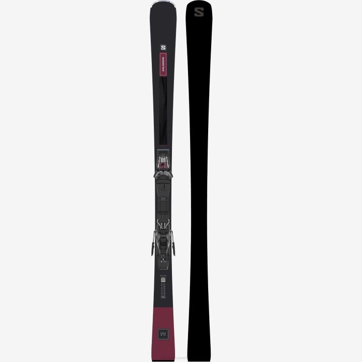 T884310 Salomon fekete/cordovan metál/ezüst metál s/max n¡ã10 + m11 gw l80 síléc fekete