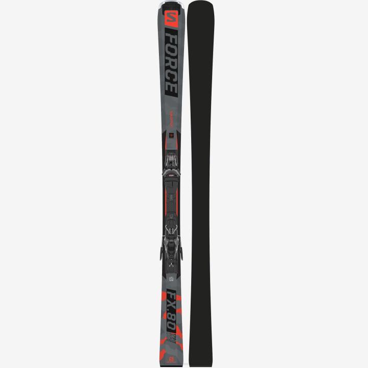 T884323 Salomon fekete/neon korall/castlerock s/force fx.80 + m11 gw l80 sífekete