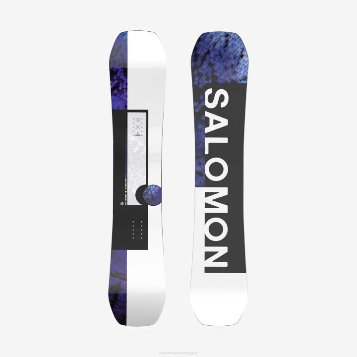 T8841949 Salomon fekete-fehér-lila női park és freestyle snowboard no dráma fekete-fehér-lila