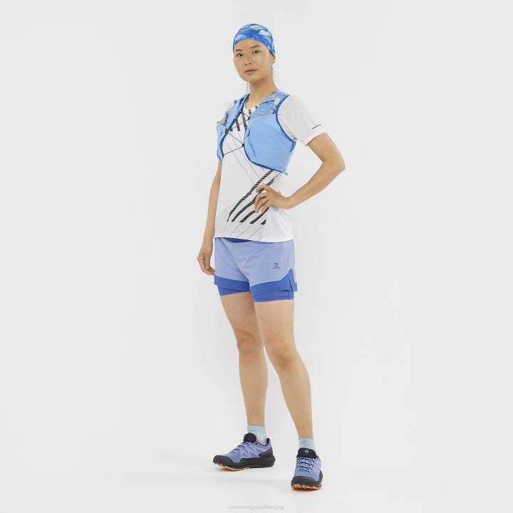 T8841857 Salomon provence-ében-tengeri kék női futómellény lombikkal, benne sense pro 5 tengeri kék