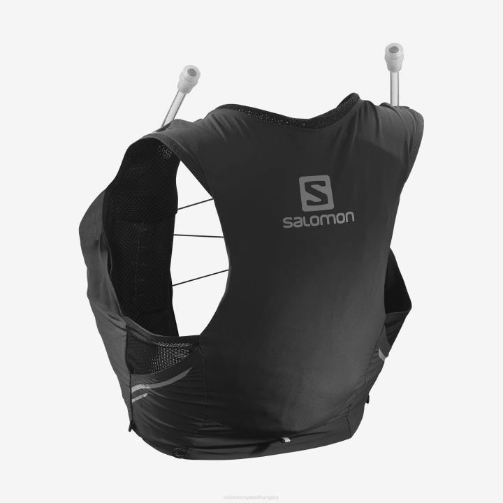 T8841858 Salomon fekete-ébenfa női futómellény lombikkal benne sense pro 5 fekete-ében