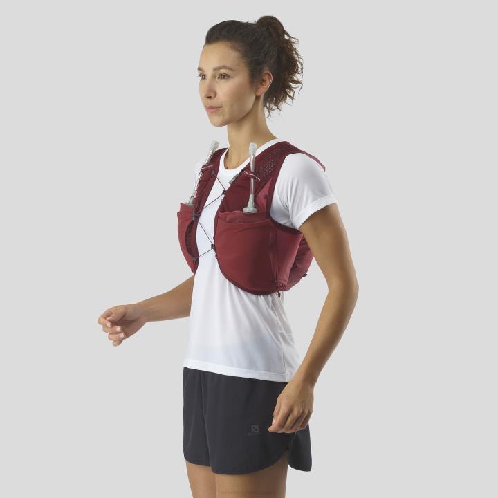 T884197 Salomon föld vörös/cabernet aktív bőr 8 w set föld vörös