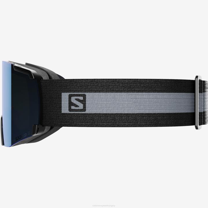 T884293 Salomon fekete/lolight l.blue s/view ml szemüveg fekete uni közép piros
