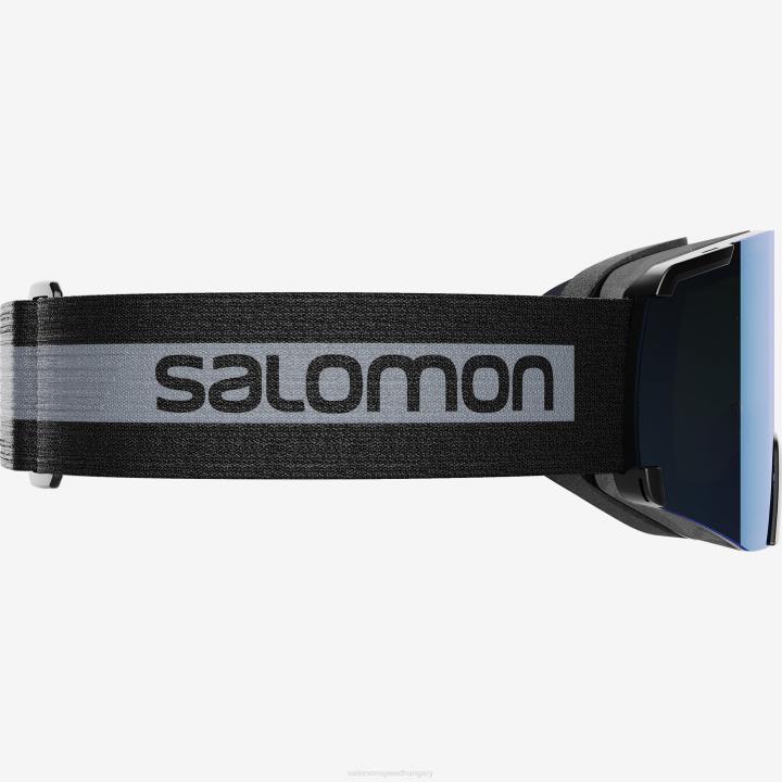 T884293 Salomon fekete/lolight l.blue s/view ml szemüveg fekete uni közép piros